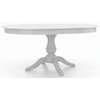 Canadel Gourmet - Custom Dining Customizable Round/Oval Table with Pedestal