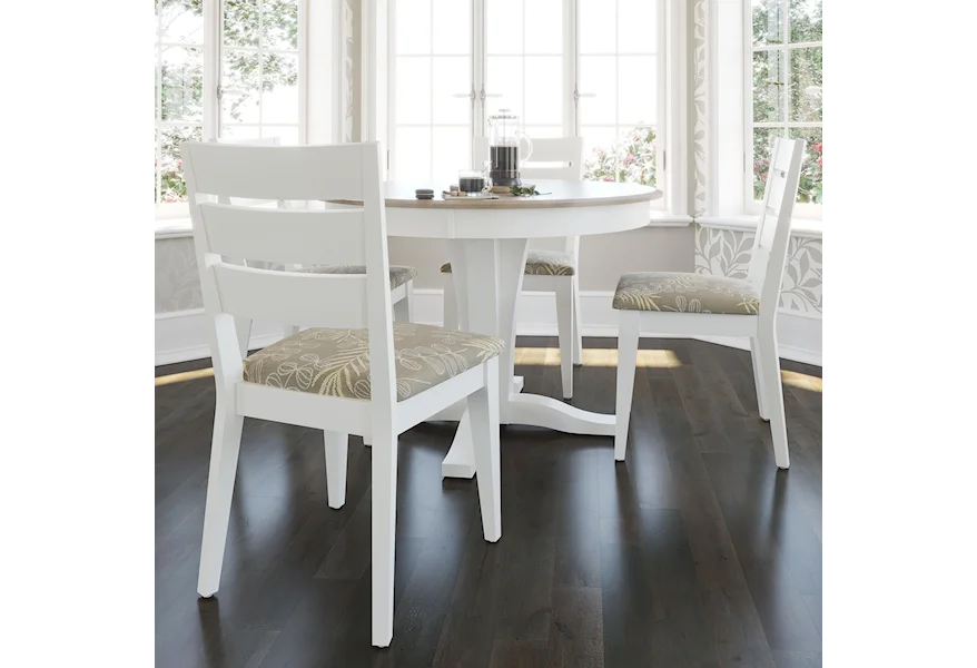Gourmet - Custom Dining Customizable Round Table Set by Canadel at Dinette Depot