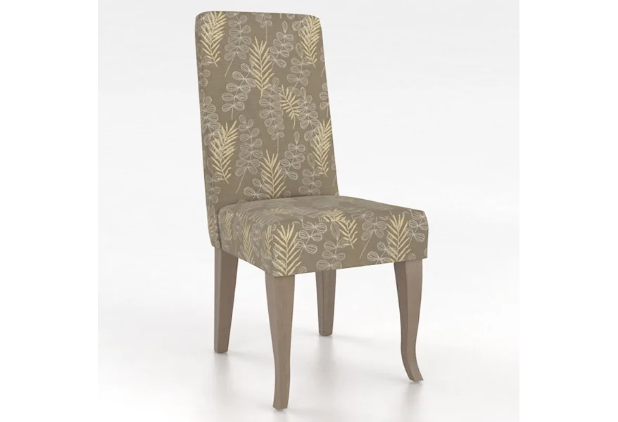 Gourmet Customizable Petite Upholstered Side Chair by Canadel at Williams & Kay