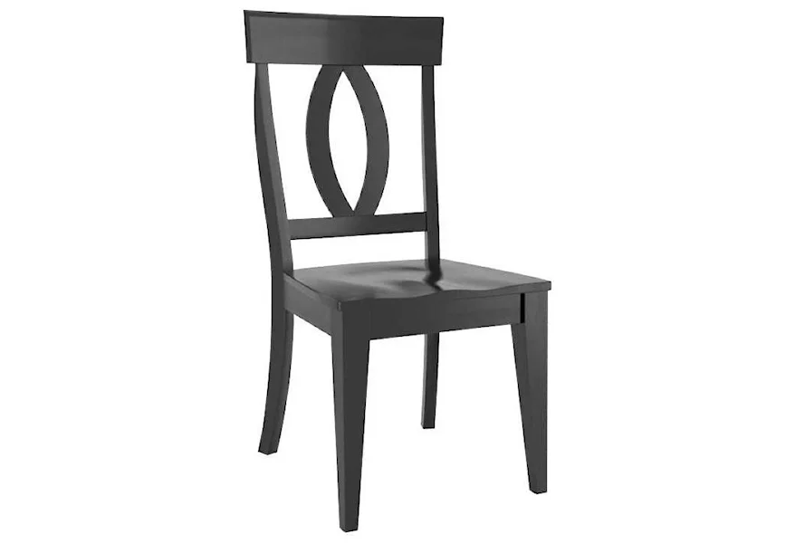 Gourmet Customizable Side Chair by Canadel at Dinette Depot