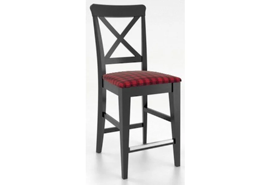 Gourmet Customizable 26" Fixed Stool by Canadel at Sheely's Furniture & Appliance