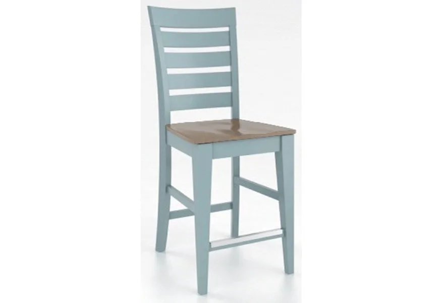 Gourmet Customizable 24" Fixed Stool by Canadel at Williams & Kay