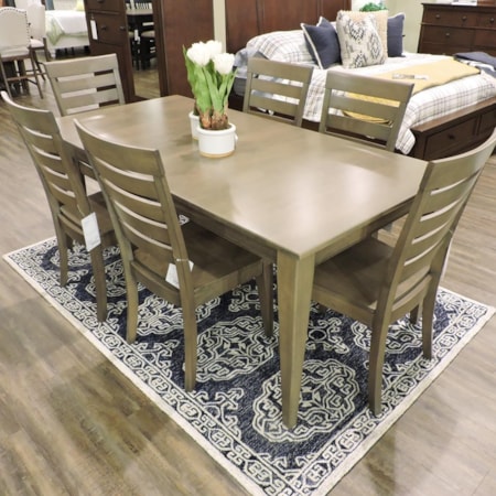 <b>Customizable</b> Rect. Table w/ Legs