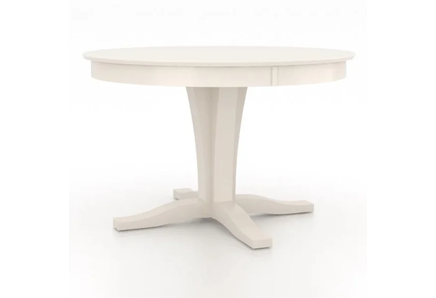 Gourmet <b>Customizable</b> Round Table w/ Pedestal by Canadel at Dinette Depot