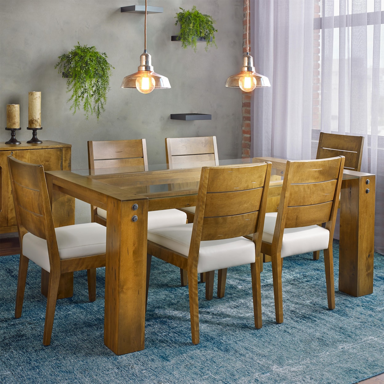 Canadel Loft - Custom Dining Customizable Rectangular Table Set