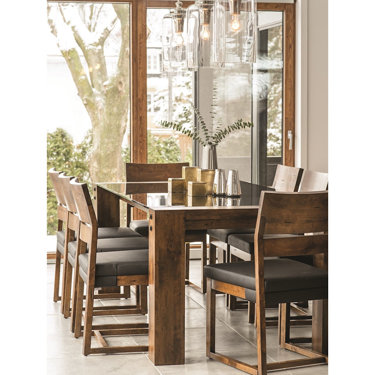 Canadel Loft - Custom Dining Customizable Table Set