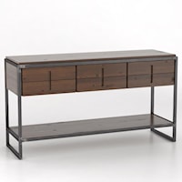 Customizable Buffet with Metal Frame