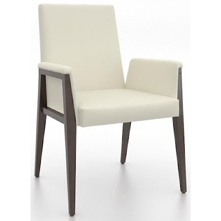Hazelnut Modern Arm Chair