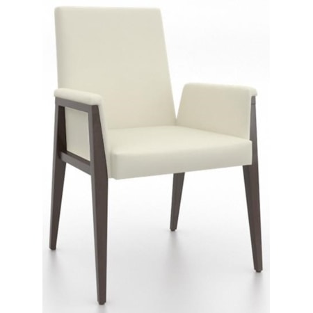 Hazelnut Modern Arm Chair
