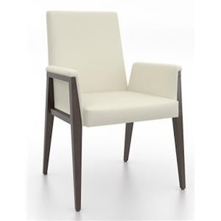 Hazelnut Modern Arm Chair