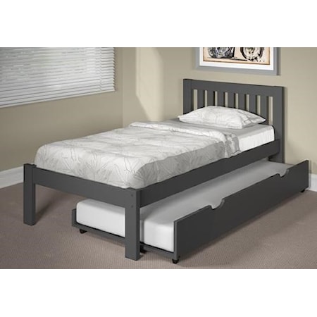 Twin Bed with Trundle Unit