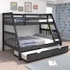 Canal House Bunk Beds Twin-Over-Full Bunk Bed with Trundle Unit