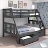 Canal House Bunk Beds Twin-Over-Full Bunk Bed with Drawers