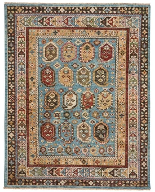 Charise Shirvan Blue Amber 9'x12' (Available in multiple sizes)