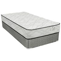 Full Innerspring Mattress and 9" Wood Economy Foundation