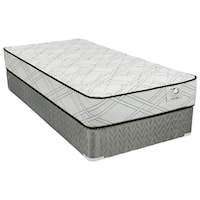 Twin Innerspring Mattress and 9" Wood Economy Foundation