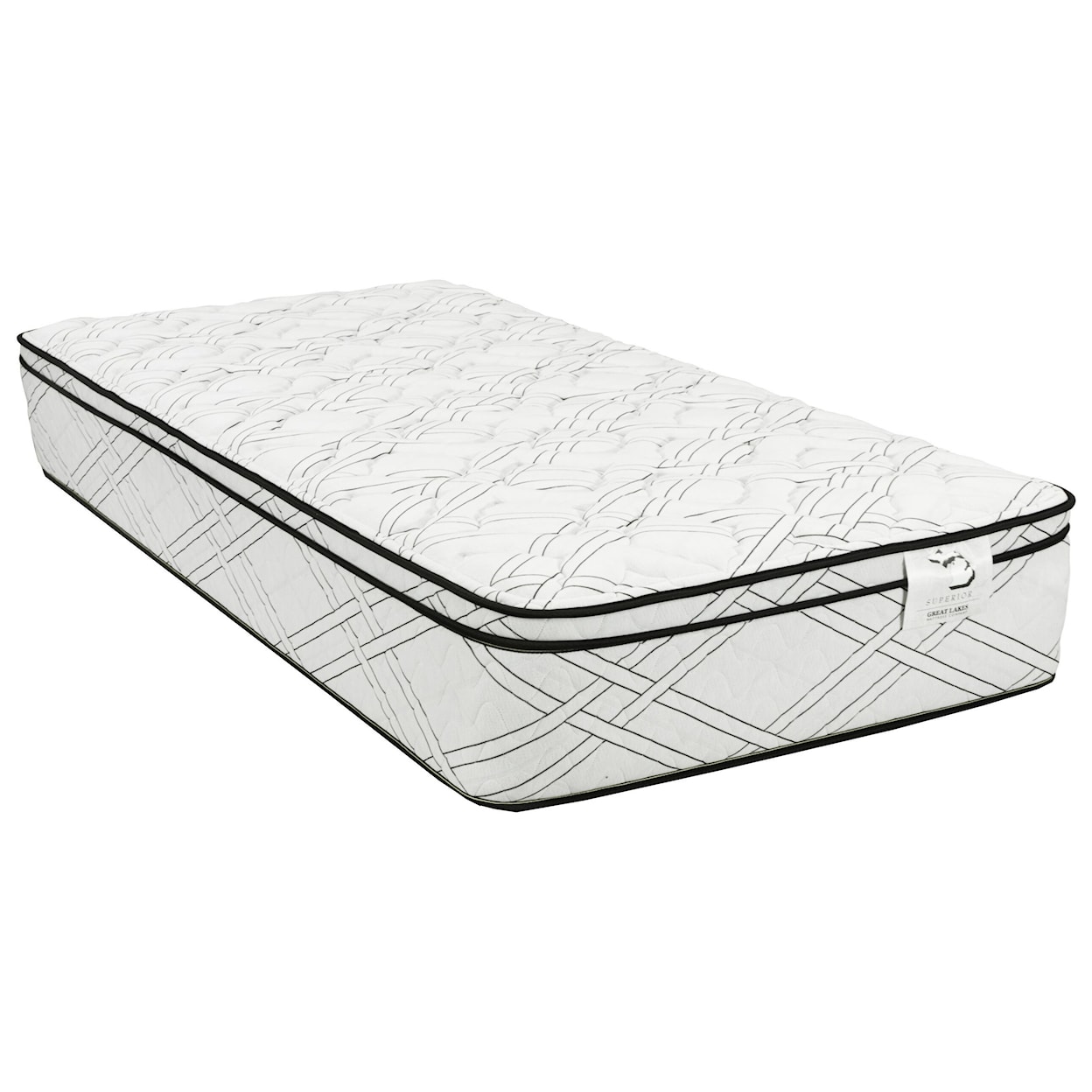 Capitol Bedding Great Lakes Superior Euro Top Full 11" Euro Top Innerspring Mattress