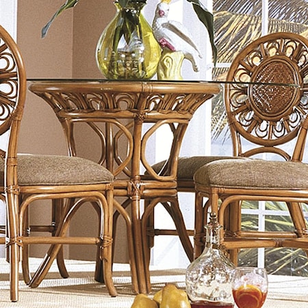 Wicker Rattan Kitchen Table