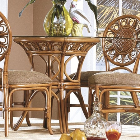 Wicker Rattan Kitchen Table