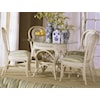 Capris Furniture 341 Collection Wicker Rattan Dining Side Chair