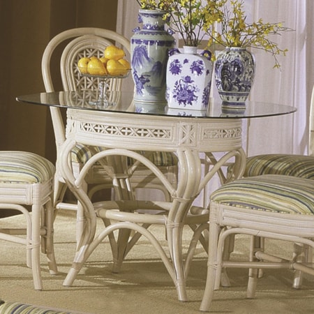 Wicker Rattan Kitchen Table