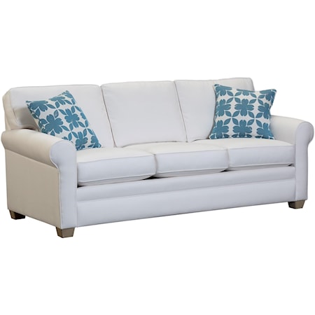 Casual Rolled Arm Sofa