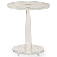 The Sophisticated Side Table in Crystal Glass