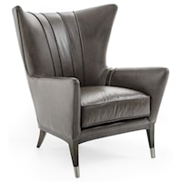 So Welt Done Leather Wing Chair