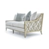 Caracole Caracole Upholstery Social Butterfly Sofa with Exposed Wood