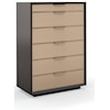 Caracole Wrap It Up 6 Drawer Two Tone Chest