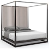 Caracole Wrap It Up Pinstripe King Bed