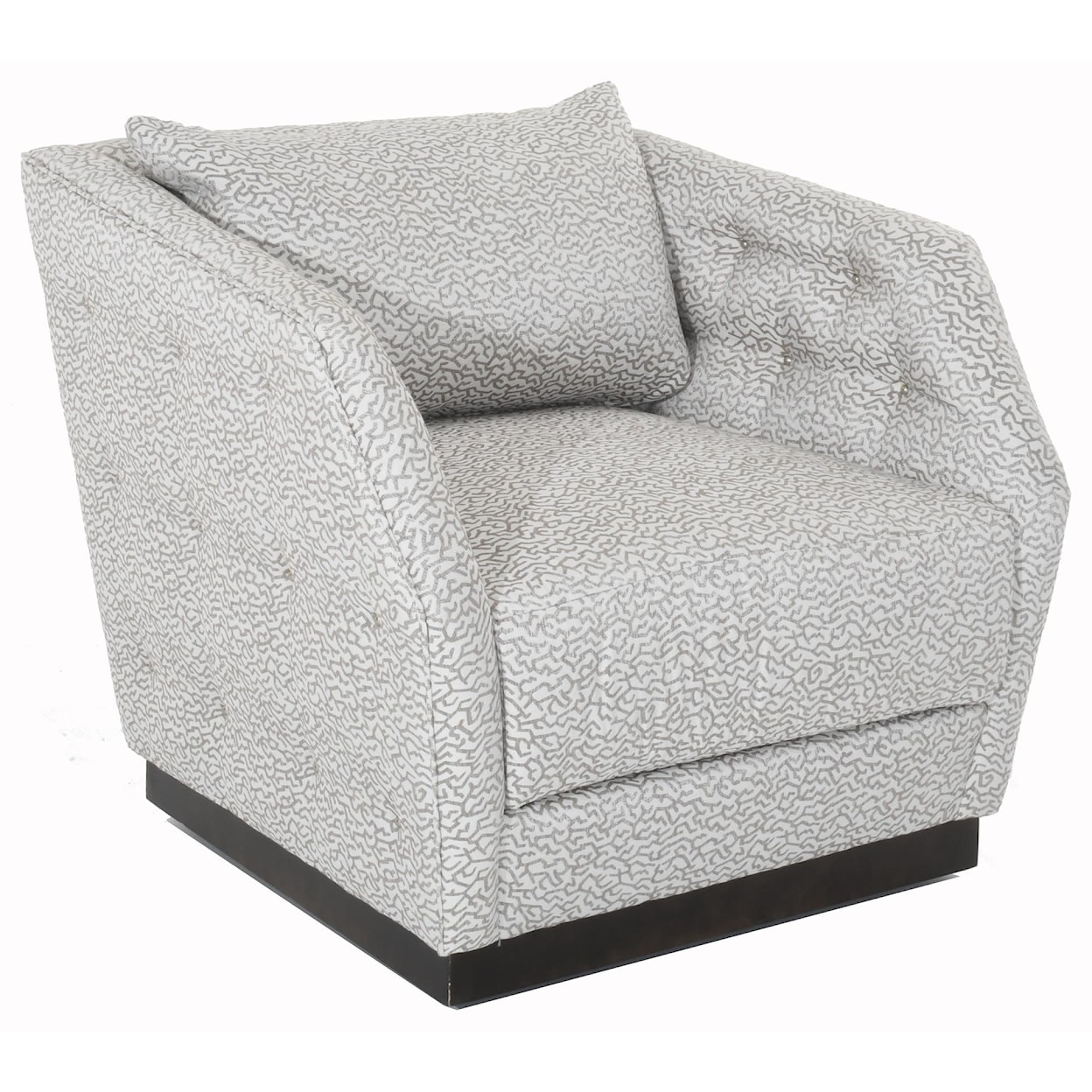 Caracole Yours Truly Tuft and Turn Swivel Chair