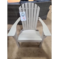 Curved Adirondack Chair in Sand