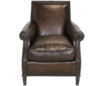 Harrison Custom Leather Chair Leather Accent Chair