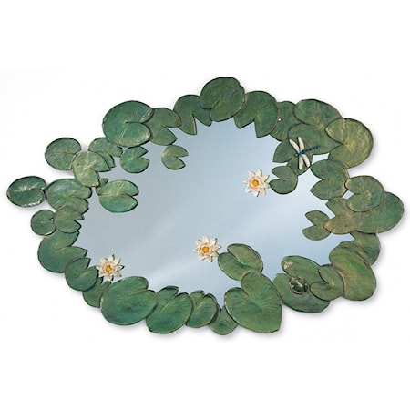 Green Waterlilies Mirror