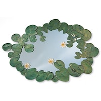 Green Waterlilies Mirror