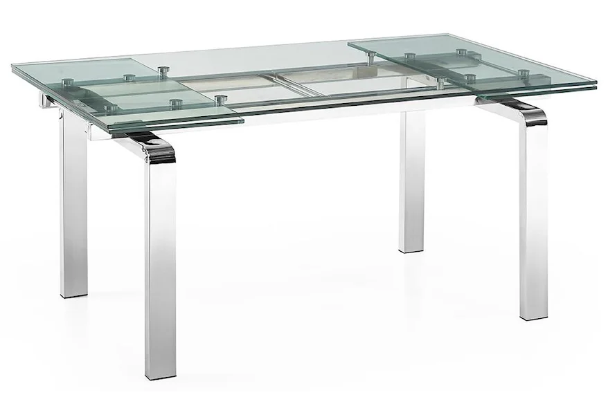 Dining Tables Glass Extension Table by Casabianca at Baer's Furniture