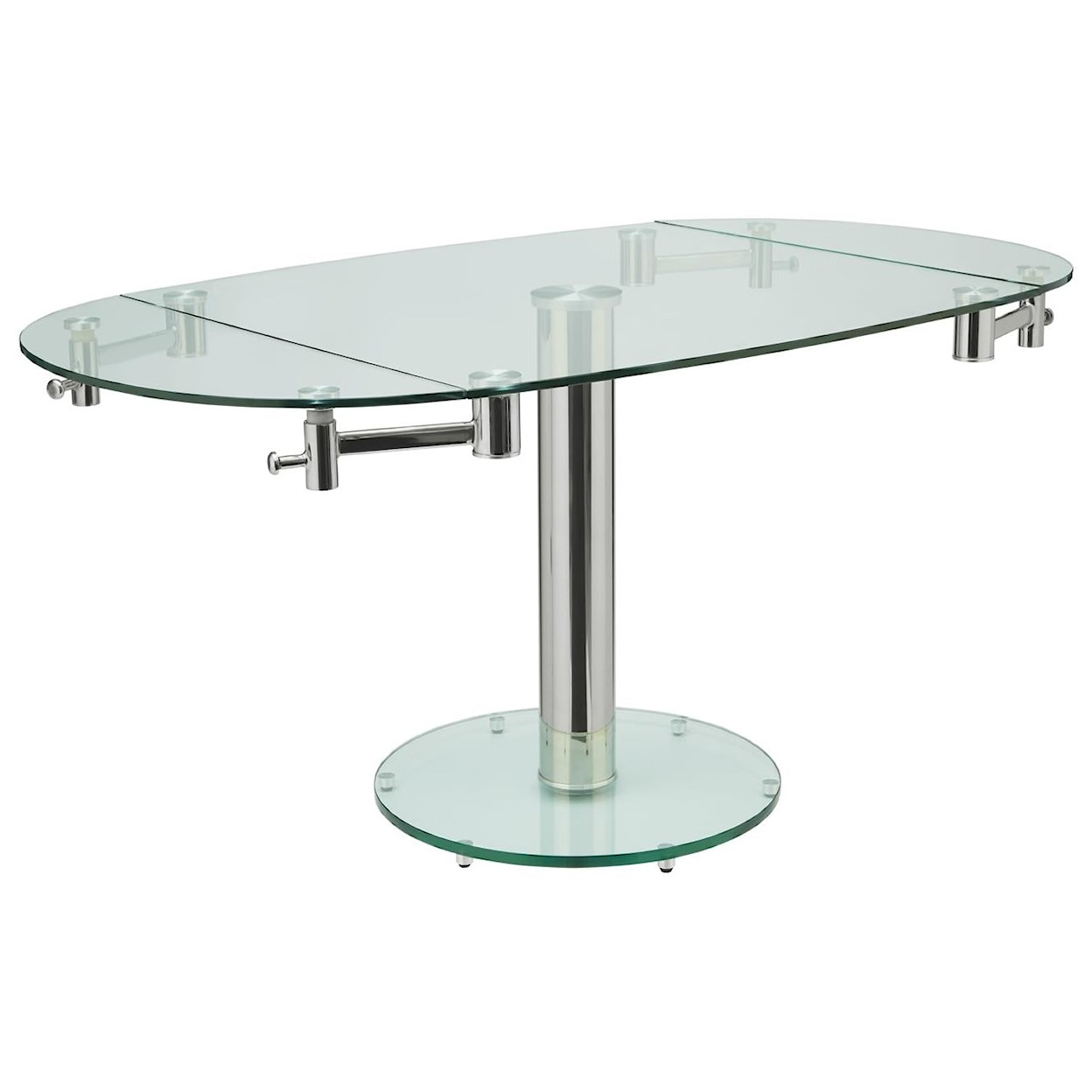 Casabianca Dining Tables Glass Extension Table