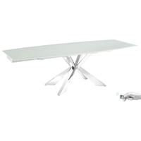 Icon by Casabianca Motorized Glass Extension Table