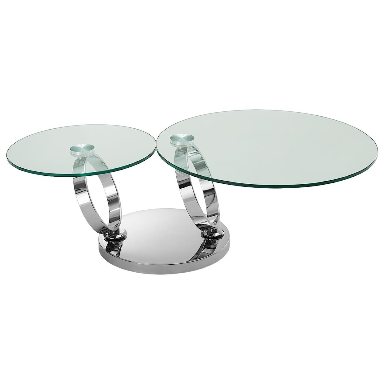 Casabianca Satellite Glass Cocktail Table