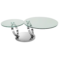 Glass Motion Cocktail Table