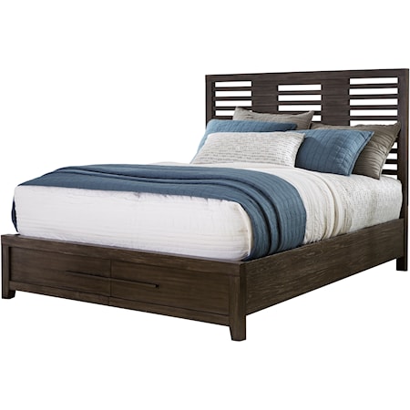 Brookdale Queen Panel Storage Bed