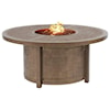 Castelle by Pride Family Brands Classical Firepits 49" Round Coffee Table with Firepit and Lid