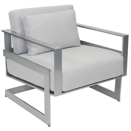 Cushioned Lounge Chair w/ One Pillow