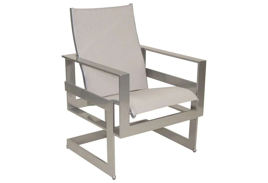 Eclipse Sling Dining Chair by Castelle by Pride Family Brands at Baer's Furniture