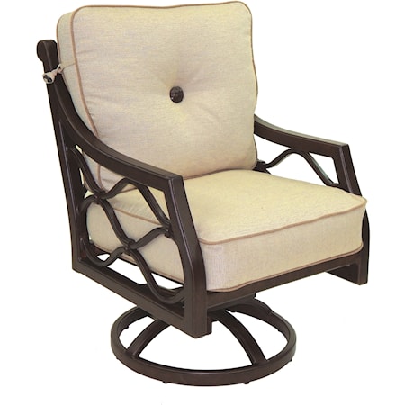 Cushioned Swivel Rocker