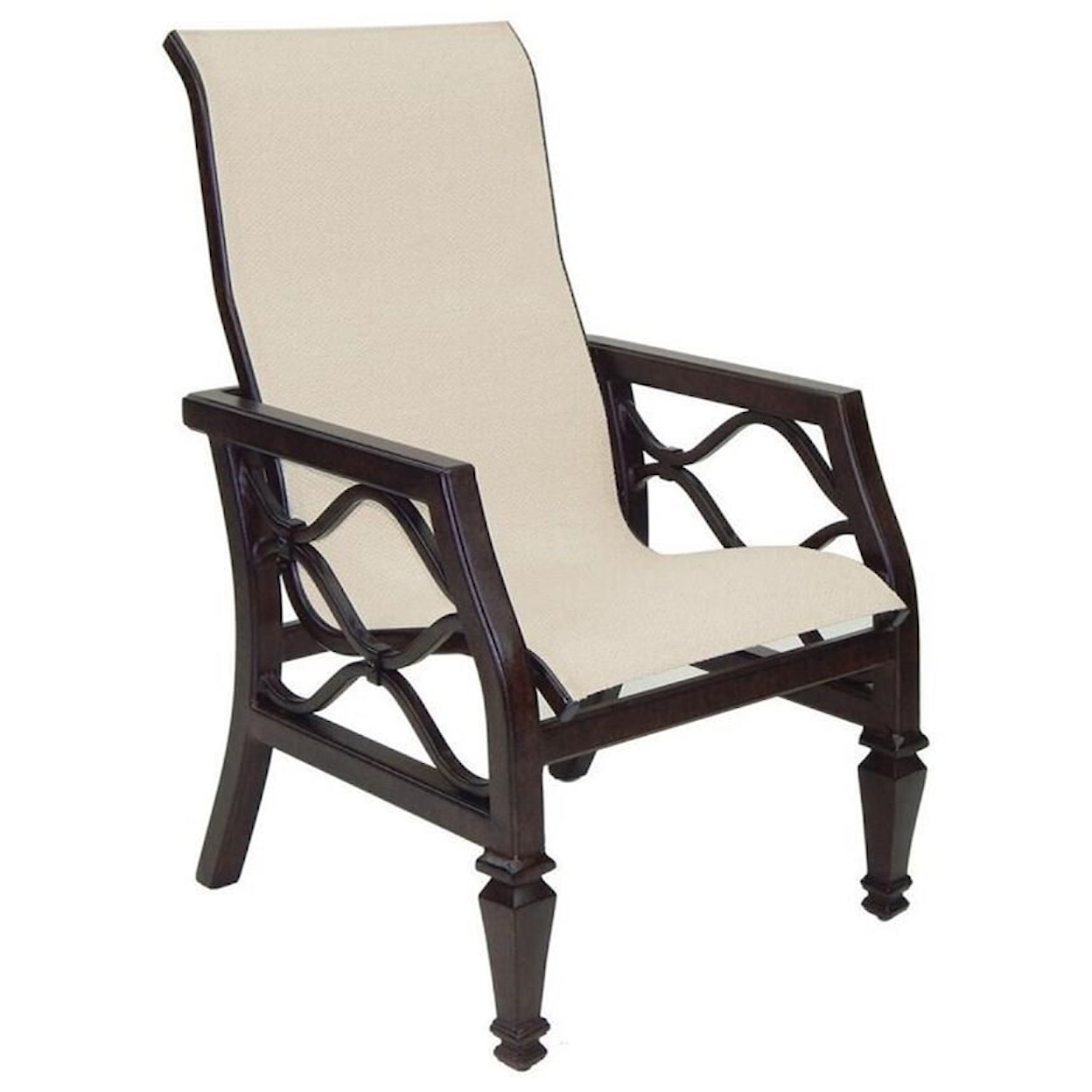 Castelle by Pride Family Brands Villa Bianca Sling Dining Chair