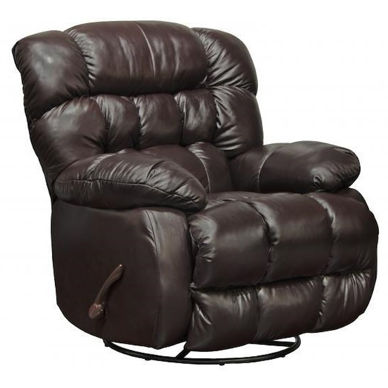 Catnapper 4213 Leather Swivel Recliner