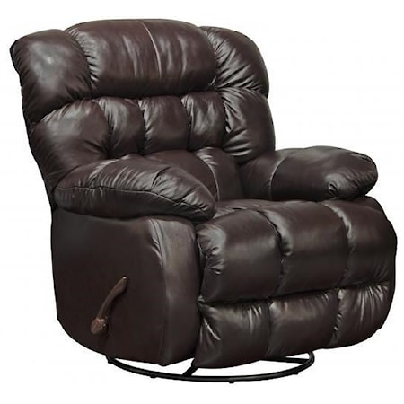 Leather Swivel Recliner