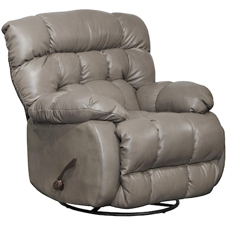 Leather Swivel Recliner